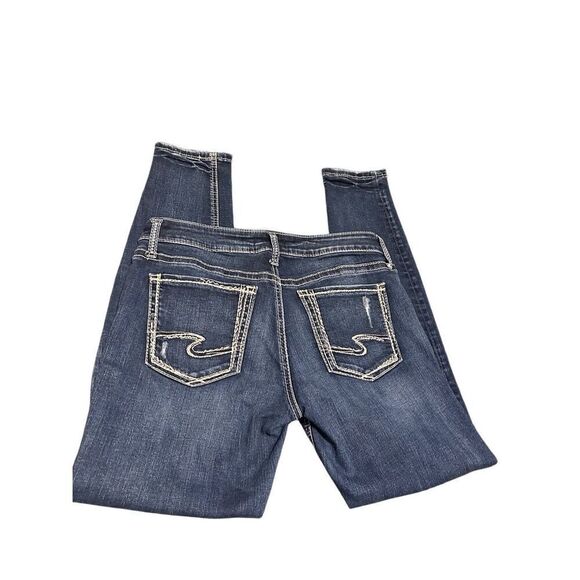 Silver Jeans Co Suki Skinny Blue Jeans Women’s Size 30W/29L - Picture 6 of 14